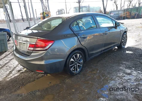 2013 Honda Civic Ex z USA, uszkodzony, nr VIN 2HGFB2F81DH535354